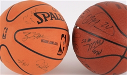 Milwaukee Bucks Signed Basketballs (Lot of 2)(JSA)