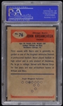 1955 John Kreamcheck Chicago Bears Bowman #76 Trading Card (PSA NM 7)