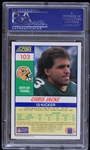 1990 Chris Jacke Green Bay Packers Score #103 Trading Card (PSA GEM MT 10)