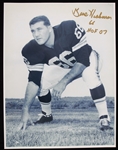 1995-2006 Gene Hickerson Cleveland Browns Signed 8x10 Photo (Bill Fleming Collection/Tracer Code)
