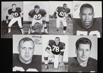 1995-2006 Cleveland Browns Signed 8x10 Photos (Lot of 24)(Bill Fleming Collection/Tracer Code)