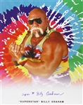 1970-1988 Super Star Billy Graham Signed Wrestling LE 16x20 Color Photo (JSA)