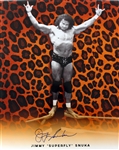 Jimmy ‘Superfly’ Snuka Wrestling Legend Signed LE 16x20 Color Photo (JSA)