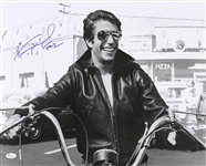 1974-1984 Henry Winkler Happy Days (motorcycle) Signed LE 16x20 B&W Photo (JSA)