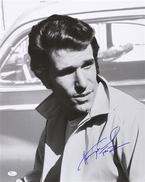 1974-1984 Henry Winkler Happy Days (windbreaker) Signed LE 16x20 Photo (JSA)