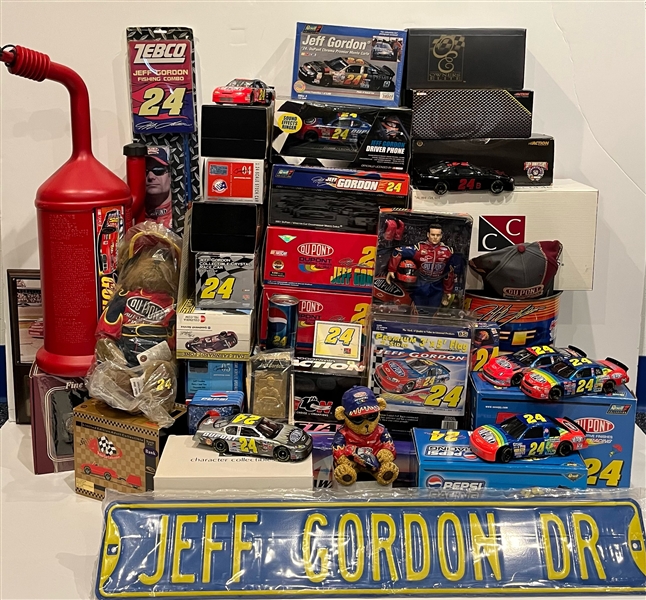 1990s-2000s Jeff Gordon NASCAR Memorabilia and more (Lot of 30+)