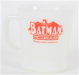 1960s Batman With Robin The Boy Wonder Anchor Hocking FireKing Ware Mug