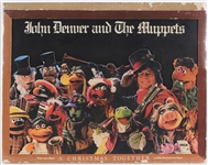 1979 John Denver & The Muppets A Christmas Together Album 18" x 24" Advertising Display 
