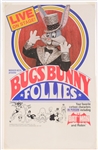 1976 Bugs Bunny Follies Live on Stage 14" x 22" Advertising Poster