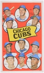 1969 Chicago Cubs Topps 12" x 20" Team Poster