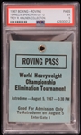 1967 Ernie Terrell vs Thad Spencer Roving Pass (PSA Slabbed) (Troy Kinunen Collection)