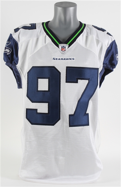 2011 Ryan Sims Seattle Seahawks Team Issued Jersey (MEARS LOA/Team COA)