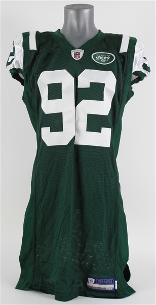 2011 Shaun Ellis New York Jets Signed Team Issued Jersey (MEARS LOA & PSA/DNA)