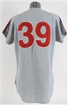 1970 Dick Selma Philadelphia Phillies Game Worn Road Jersey (MEARS A9.5)