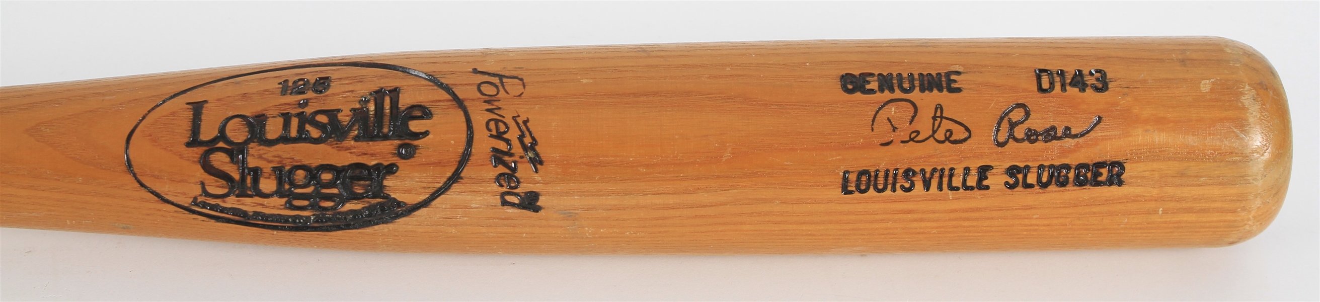 1984-85 Pete Rose Expos/Reds Signed Louisville Slugger Professional Model Bat (MEARS A5/*Full JSA Letter* & PSA/DNA)