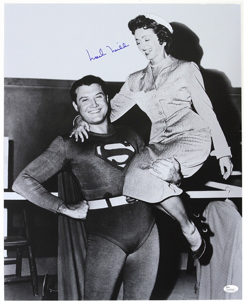 1948-1957 Noel Neill Superman Signed LE 16x20 B&W Photo (JSA)
