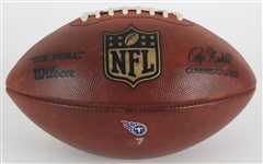 2015 (December 13) Marcus Mariota Tennessee Titans Rookie Season Game Used ONFL Goodell Football (MEARS LOA)