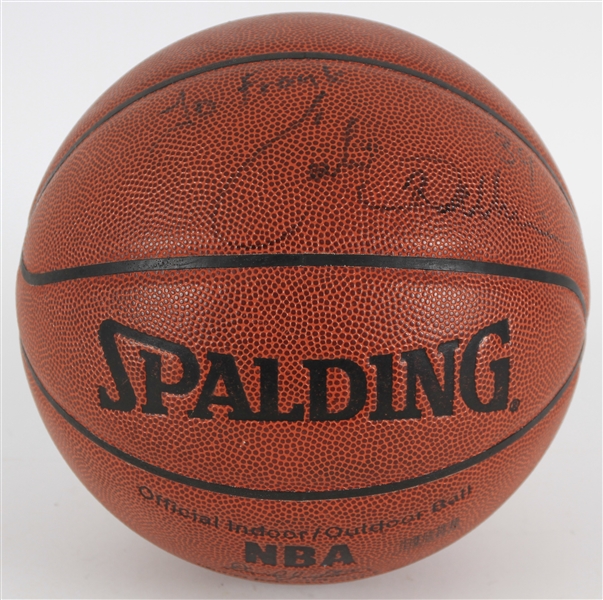 2000s Corliss Williamson Detroit Pistons Signed Basketball (JSA)