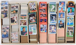 1980s-90s Massive Baseball Trading Card Collection - Lot of 10,000+