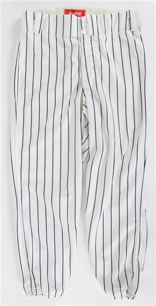 1990 Scott Fletcher Chicago White Sox Game Worn Home Uniform Pants (MEARS LOA)