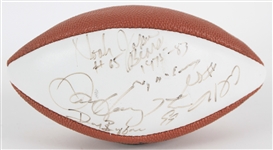 1980s Chicago Bears Multi Signed Mini Football w/ 4 Signatures Including Dan Hampton, Noah Jackson & More (JSA)