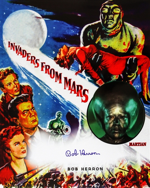 1953 Bob Herron Invaders from Mars Signed LE 16x20 Color Photo (JSA)