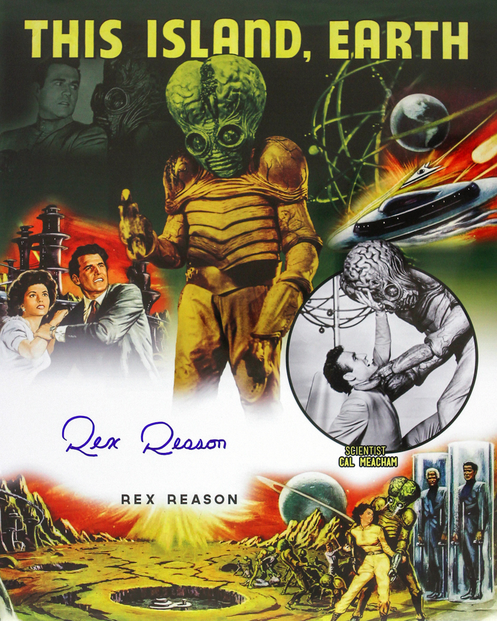 Lot Detail - 1955 Rex Reason This Island Earth Signed LE 16x20 Color ...