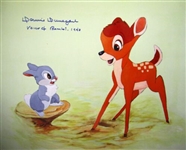 1942 Donnie Dunagan Bambi Signed LE 16x20 Color Photo (JSA)