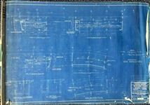 1953 Milwaukee County Stadium Grassold & Johnson Osborn Engineering Co. 24x36 Blueprints 