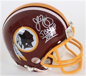 2000s John Riggins Washington Redskins Signed Mini Helmet (JSA)