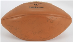 1970 Chicago Bears Team Signed Football w/ 35+ Signatures Including Gale Sayers, Dick Butkus & More (JSA)