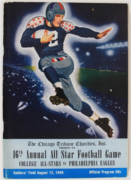 1949 Philadelphia Eagles vs College All Stars Soldier Field Game Program