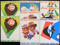 1958-78 Chicago Cubs Wrigley Field Program Collection - Lot of 22 w/ 4 Signed Including Fergie Jenkins & 1 Scored Roberto Clemente HR (JSA)