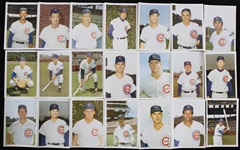1970 Chicago Cubs 3.5" x 5" Original Barney Sterling Player Photos - Lot of 37 w/ Leo Durocher, Ernie Banks, Ron Santo & More