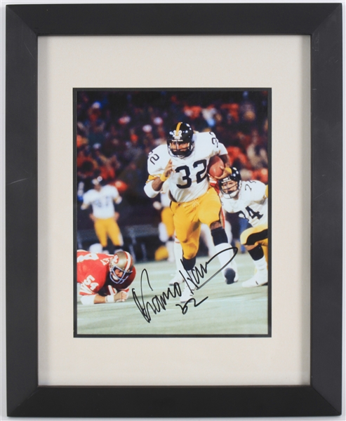 2000s Franco Harris Pittsburgh Steelers Signed 13" x 16" Framed Photo (JSA)
