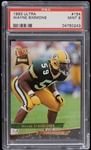 1993 Wayne Simmons Green Bay Packers Ultra #154 Trading Card (PSA Mint 9)