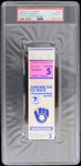 1982 Milwaukee Brewers A.L.C.S Game 5 McClure - Sanchez Ticket Stub (PSA Slabbed) 