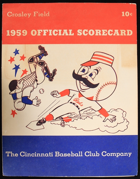 1959 (June 28) Solly Hemus Don Blasingame Signed Cincinnati Reds St. Louis Cardinals Crosley Field Scored Scorecard 