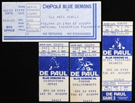 1983 De Paul Blue Demons Ticket Stubs (Lot of 4)