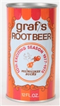 1977-78 Grafs Root Beer Coin Bank Can w/ Milwaukee Bucks Schedule