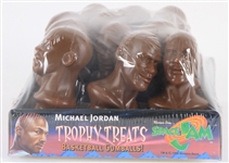 1996 Michael Jordan Chicago Bulls Space Jam Trophy Treats Basketball Gumballs - Sealed Case of 12