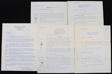 1923 Jimmy De Forest Physical Training System Correspondence - Lot of 5 Pages