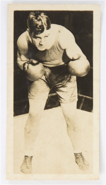 1930 Tom Heeney Major Drapkin & Co. Sporting Celebrities in Action 1 1/4" x 2 1/2" Trading Card 