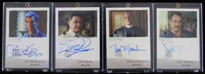 2000s Ed ORoss, Peter Krause, Joel Brooks, and Tim Maculan Six Feet Under Autographed Trading Cards (JSA)