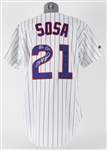 1990's Sammy Sosa Chicago Cubs Signed Jersey (JSA)