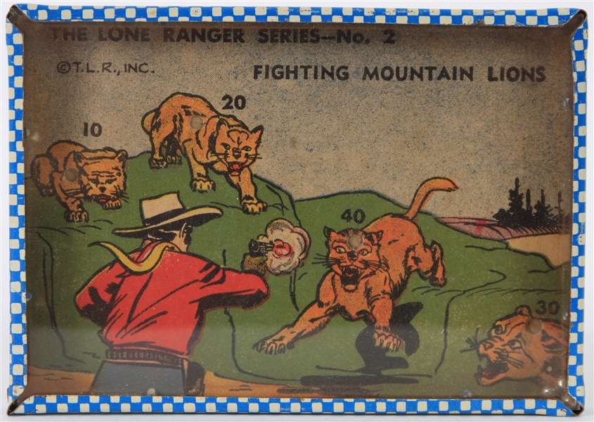 Lot Detail - 1940s The Lone Ranger Series No. 2 Fighting Mountain Lions ...