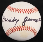 1993-94 Buddy Jeanette Baltimore Bullets Signed ONL White Baseball (JSA)