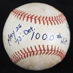 1973 Detroit Tigers Oakland Athletics OAL Cronin Game Used Baseball (MEARS LOA) Attributed to Jim Northrups 1,000th Career Hit