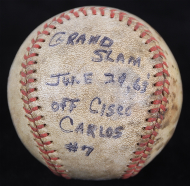 1968 Detroit Tigers Chicago White Sox OAL Cronin Game Used Baseball (MEARS LOA) Attributed to Jim Northrup Grand Slam