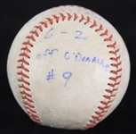 1970 Detroit Tigers Milwaukee Brewers Game Used OAL Cronin Baseball (MEARS LOA) Attributed to Jim Northrup Grand Slam